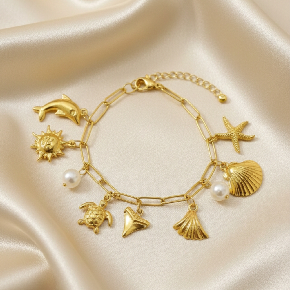 Anti tarnish bracelet with CZ 525 Size-2.5