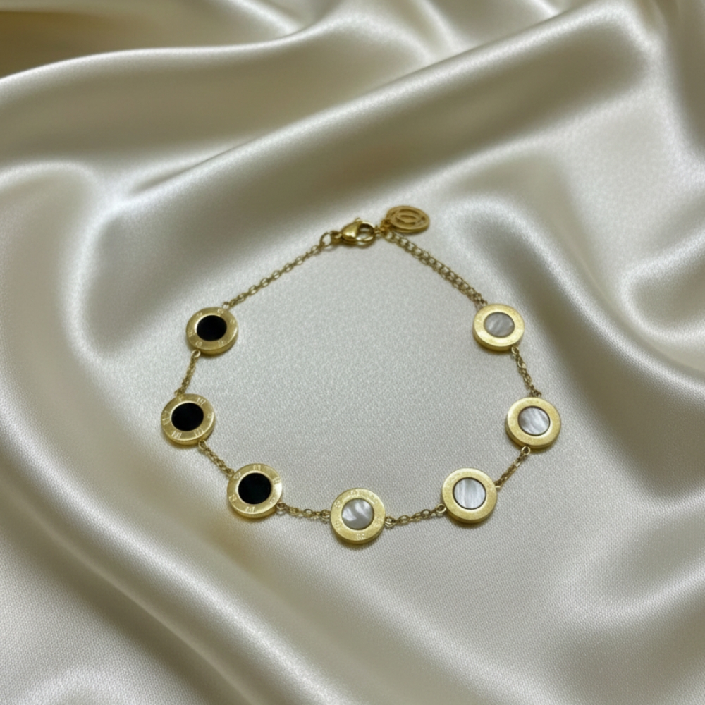 Anti tarnish reversible chain bracelet 360 Size_length-adjustable up to 8 inches