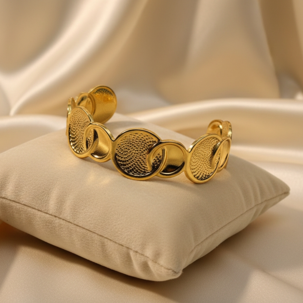 Cuff stainless steel bracelet 660 Size-2.6